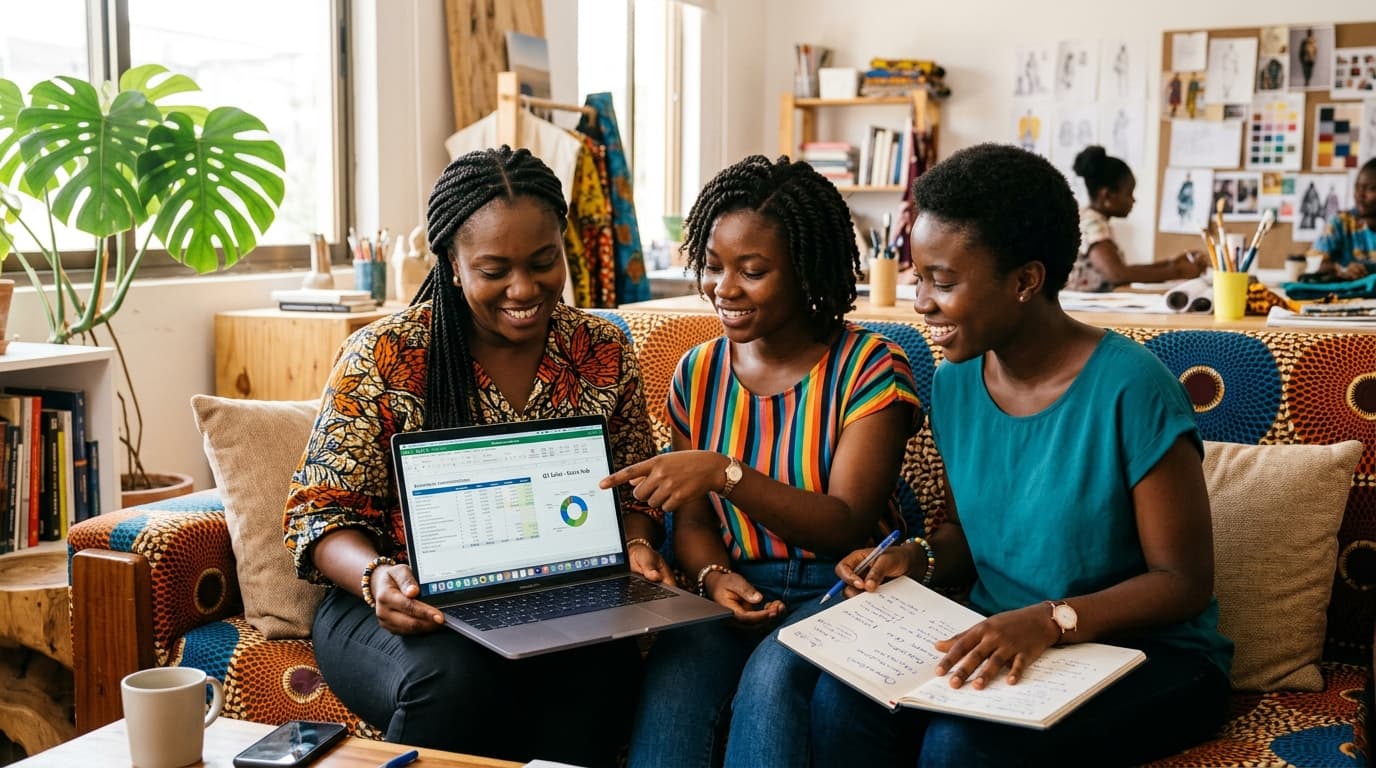 Ghanaian entrepreneurs planning their business